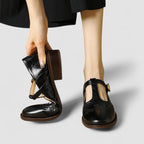 Ghita | Zapatos con Tira en T y Perforaciones Brogue