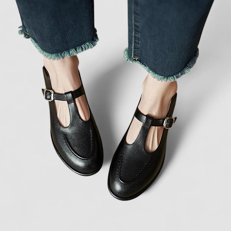 Amabile | Mary Janes con Tacón Bajo