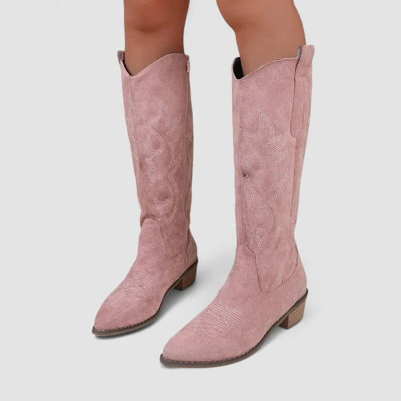 Noemi | Botines Camperos Ortopédicos con Plantilla Acolchada - Rosa