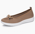 Enrica | Zapatillas Ortopédicas de Punto Slip-On - Arena
