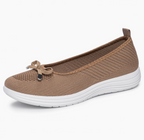 Enrica | Zapatillas Ortopédicas de Punto Slip-On - Arena