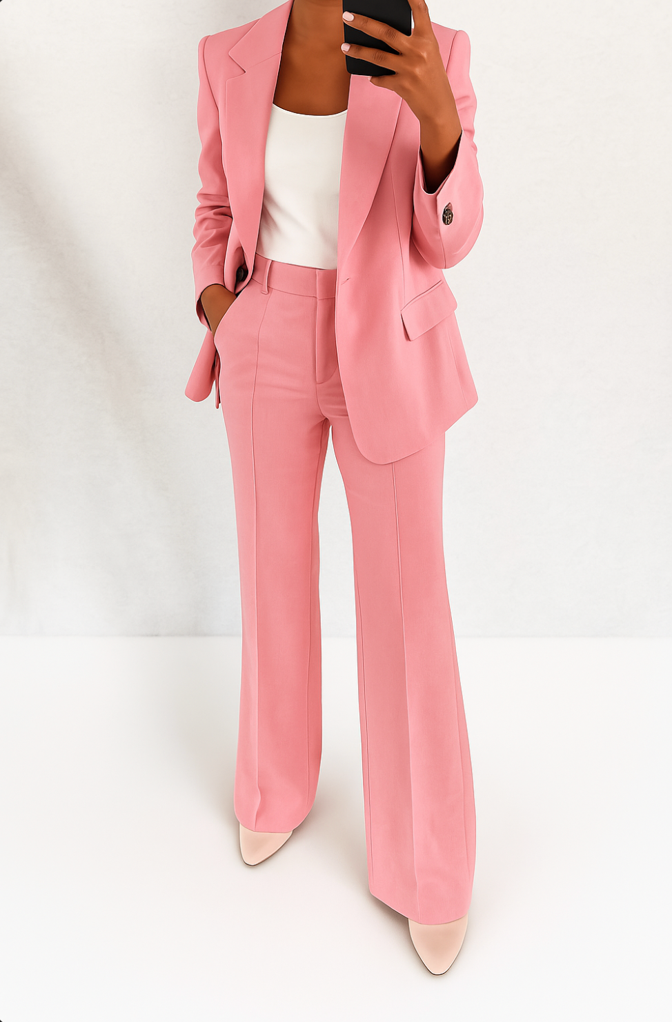 Martina | Traje Elegante de Dos Piezas - Rosa