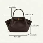 Melania | Mini Bolso Tote de Rafia con Herrajes Dorados