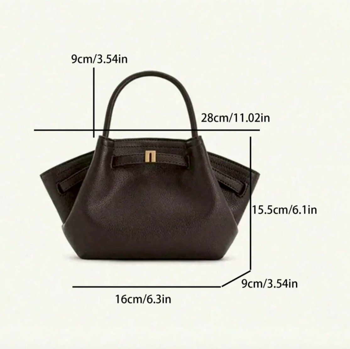 Melania | Mini Bolso Tote de Rafia con Herrajes Dorados