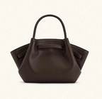Melania | Mini Bolso Tote de Rafia con Herrajes Dorados