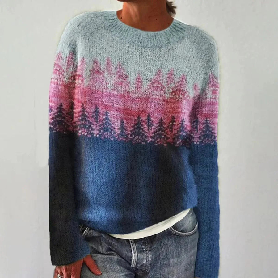 Flaminia | Jersey de Rayas Acogedor - Azul