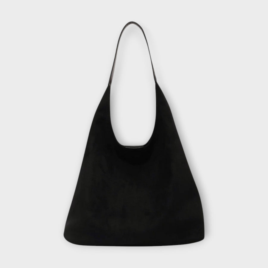 Mariella | Bolso de Hombro Slouch Minimalista - Negro