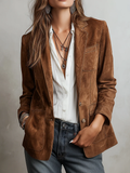Agata | Blazer Entallado para Todos los Días - Marrón