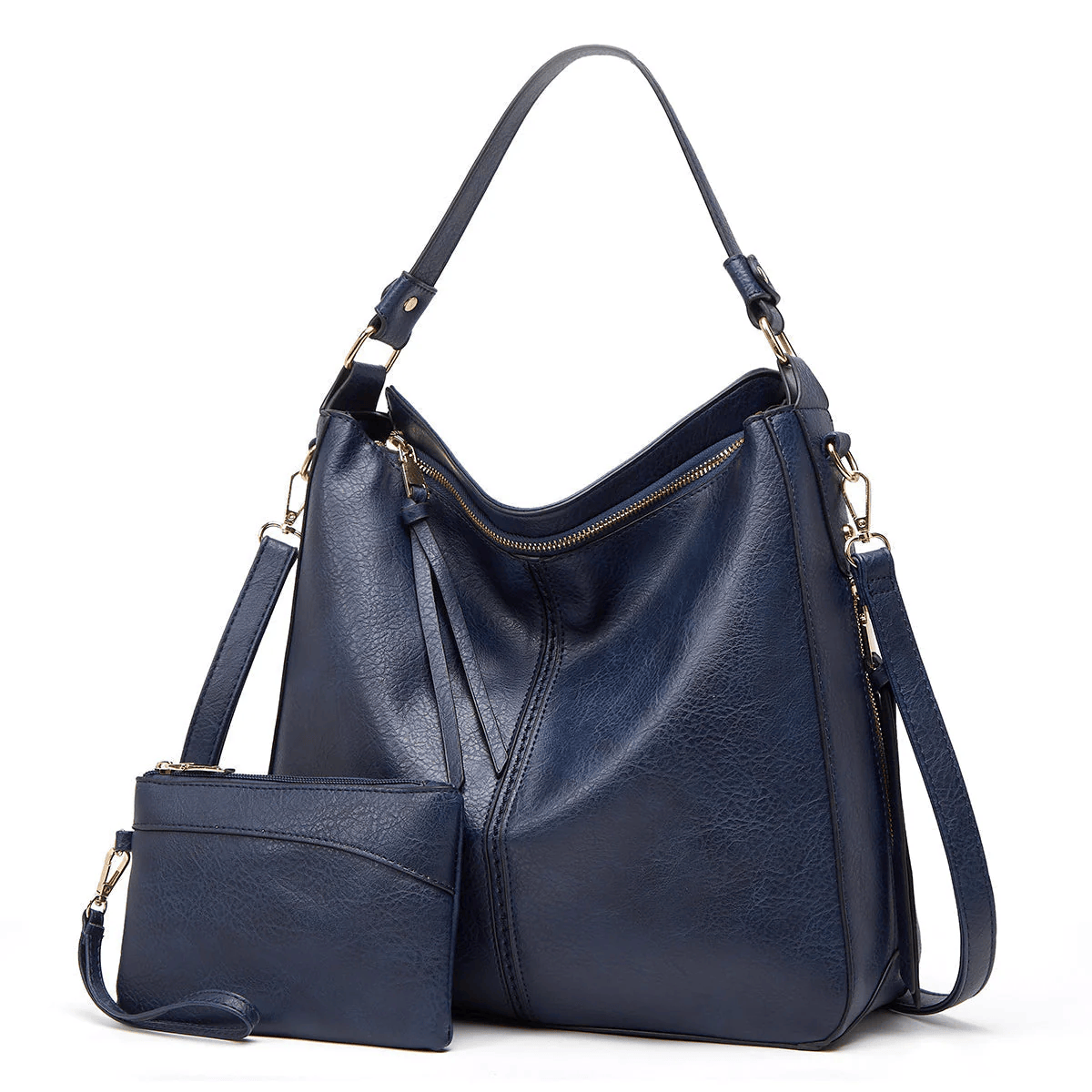 Marisa | Bolso de Mano Clásico de Estilo Vintage - Azul