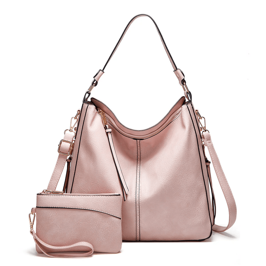 Marisa | Bolso de Mano Clásico de Estilo Vintage - Rosa