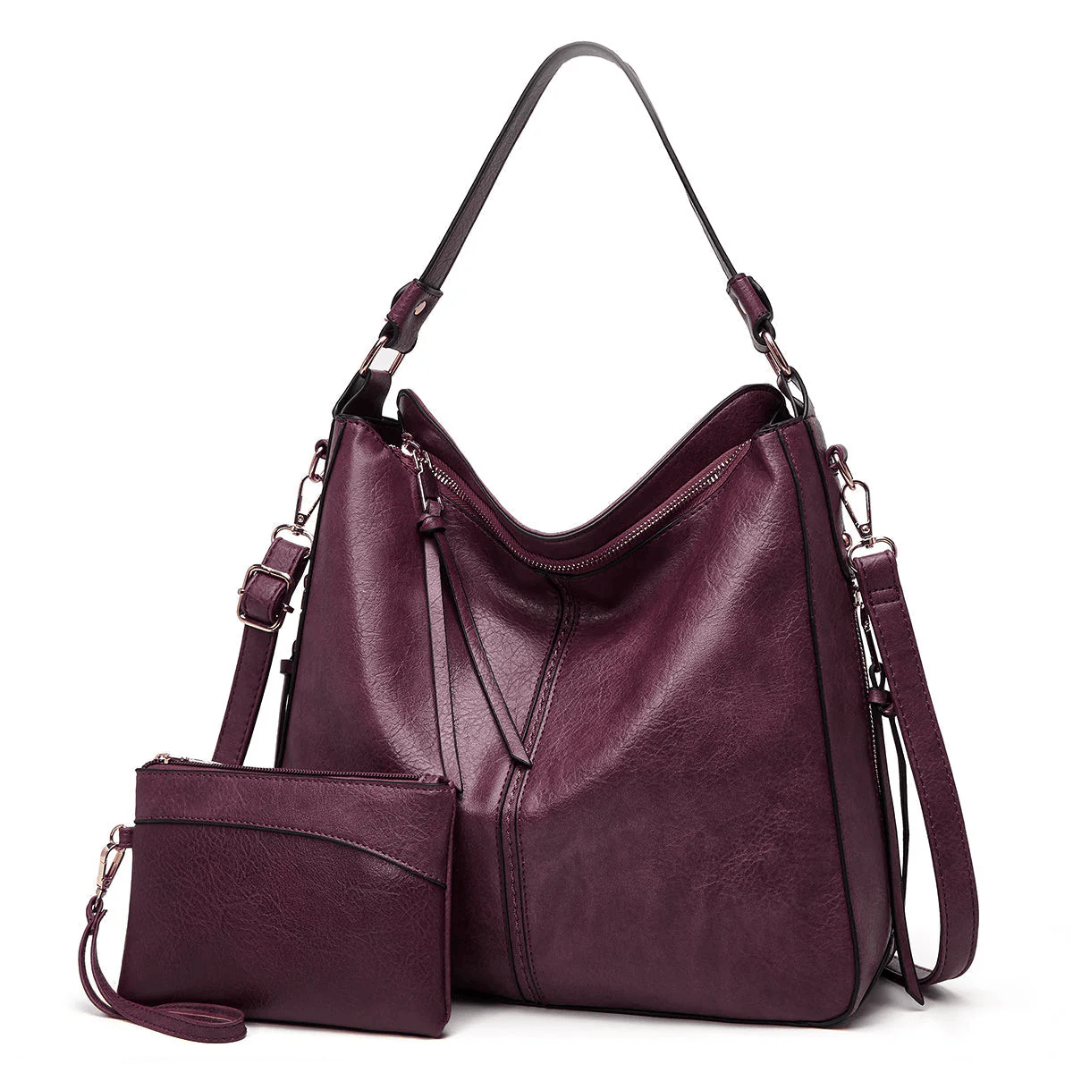 Marisa | Bolso de Mano Clásico de Estilo Vintage - Lila