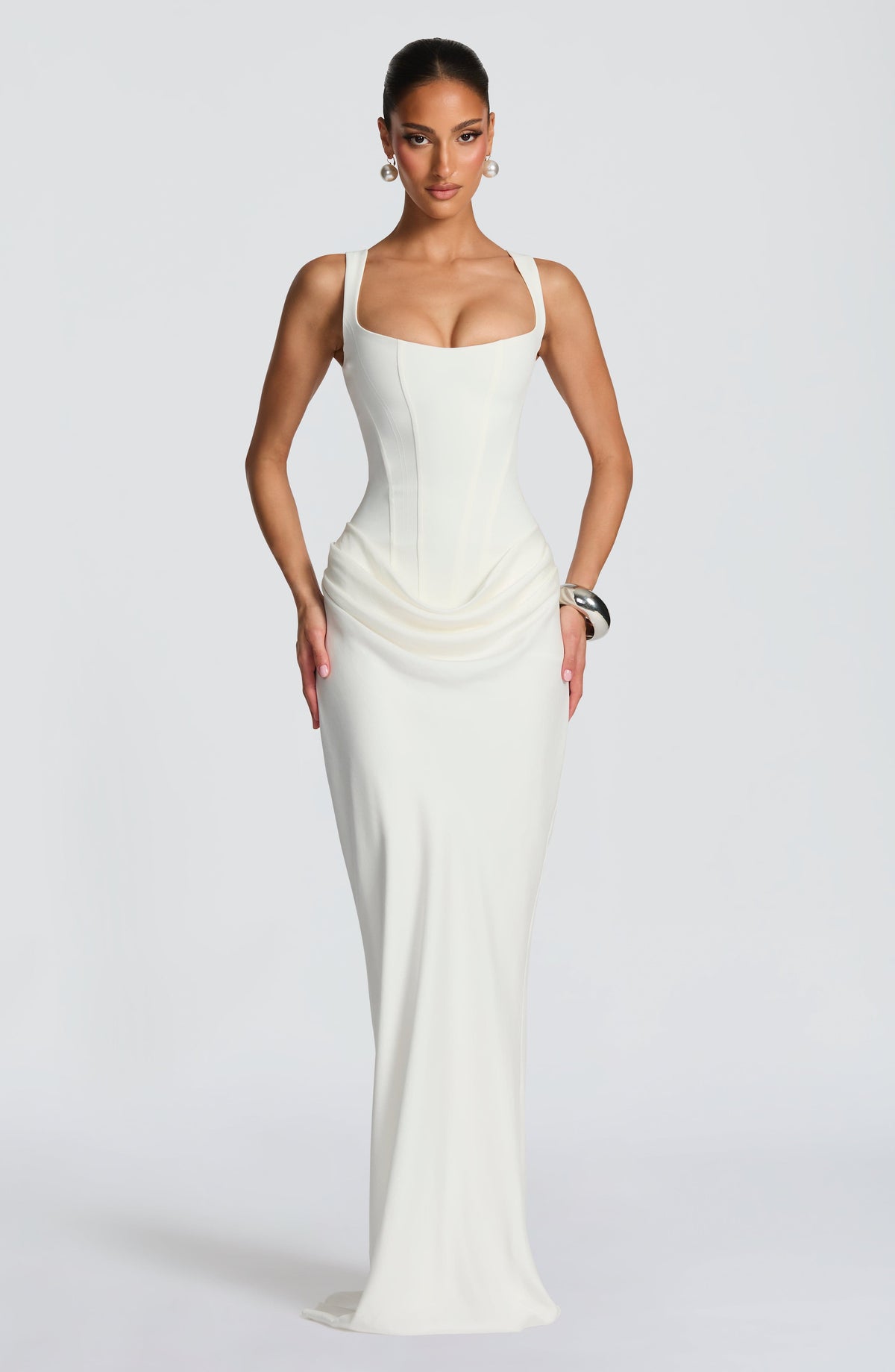 Gioia | Vestido Maxi con Escote Cuadrado