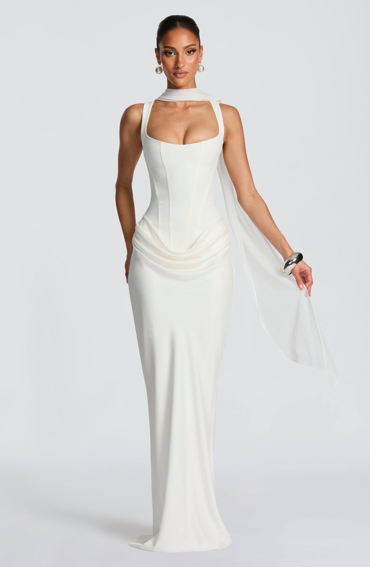 Gioia | Vestido Maxi con Escote Cuadrado