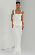 Gioia | Vestido Maxi con Escote Cuadrado
