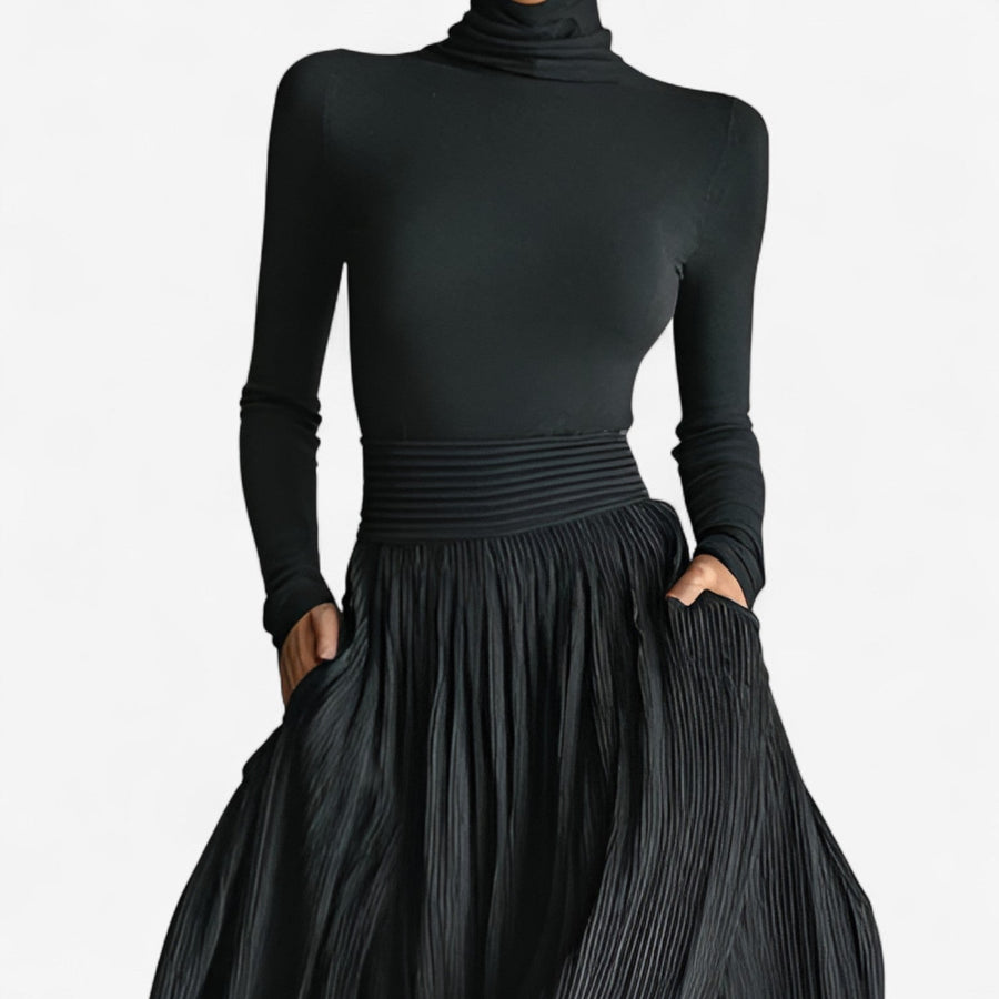 Manuela | Vestido Maxi de Cintura Alta