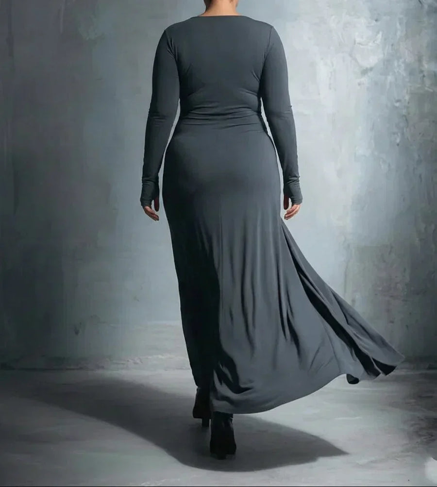 Fernanda | Vestido Maxi con Nudo Lateral