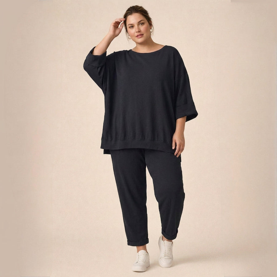 Chiaretta | Conjunto Cómodo de Blusa y Pantalón Recto