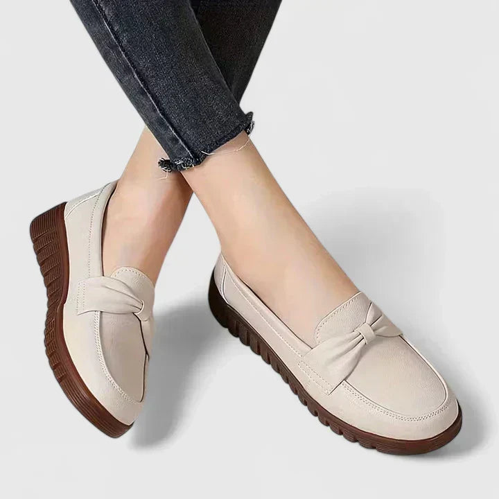 Fiammetta | Mocasines Ortopédicos Slip-On - Beige