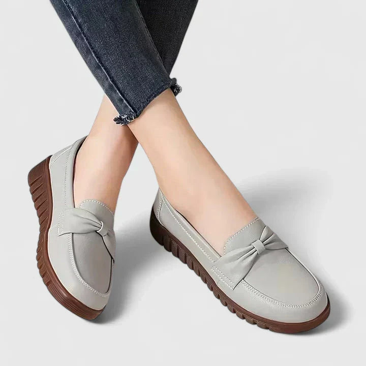 Fiammetta | Mocasines Ortopédicos Slip-On - Gris