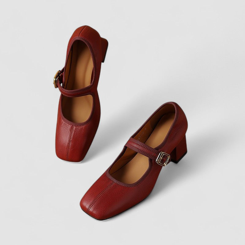Aurelia | Mary Janes con Tacón Medio