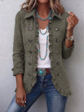 Delfina | Chaqueta Utilitaria con Bordado Floral