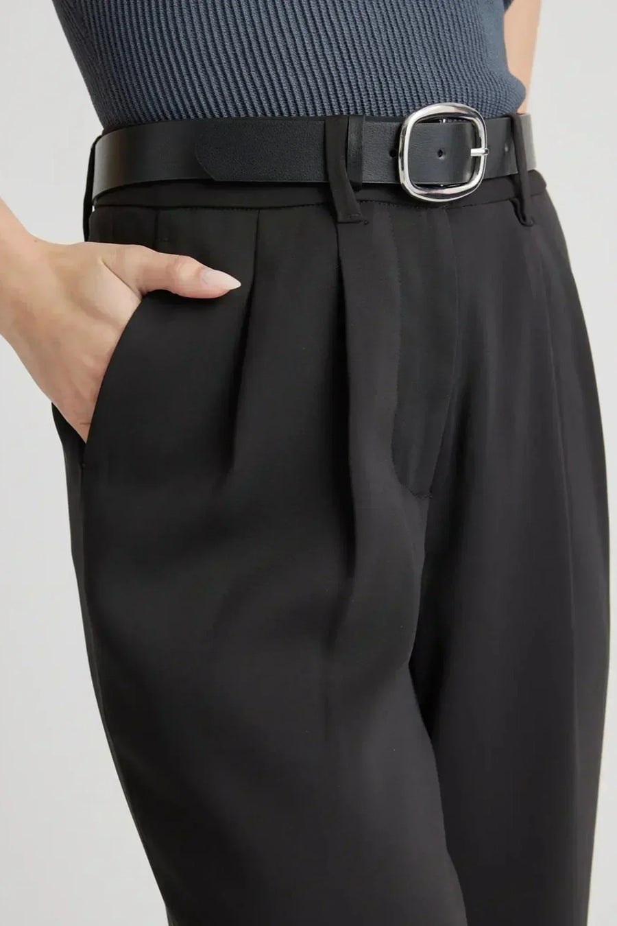 Tinashe Pantalones Tailored de Pierna Ancha