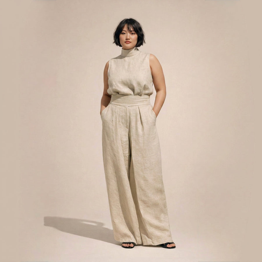 Delia | Mono Elegante de Talle Alto