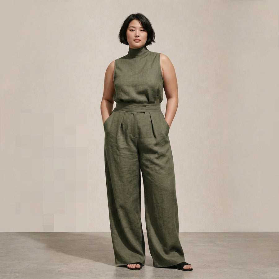 Delia | Mono Elegante de Talle Alto