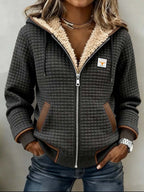 Armida | Chaqueta con Capucha y Cremallera de Textura Acolchada